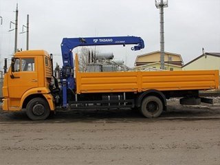 КАМАЗ-4308 с КМУ TADANO ZE504HS